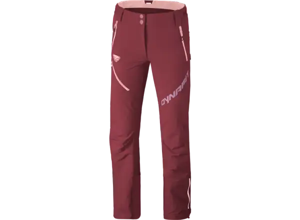 Dynafit Mercury Dynastretch Dámske softshellové nohavice Burgundy