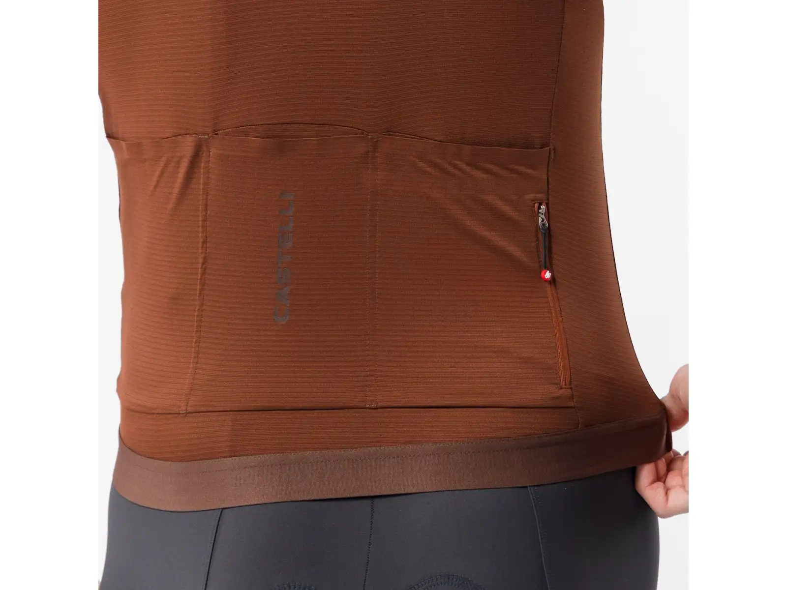 Castelli Espresso 2 pánsky dres krátky rukáv Deep Mocha