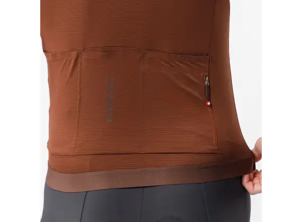 Castelli Espresso 2 pánsky dres krátky rukáv Deep Mocha