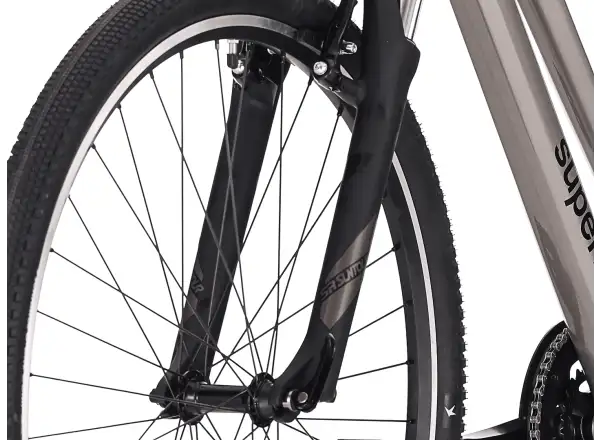 Superior Blox 6.0 MS trekingový bicykel Gloss Dark Chrome
