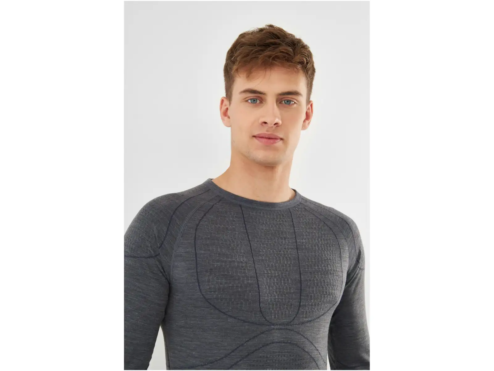 Viking Lan Pro Merino pánsky set Dark Grey