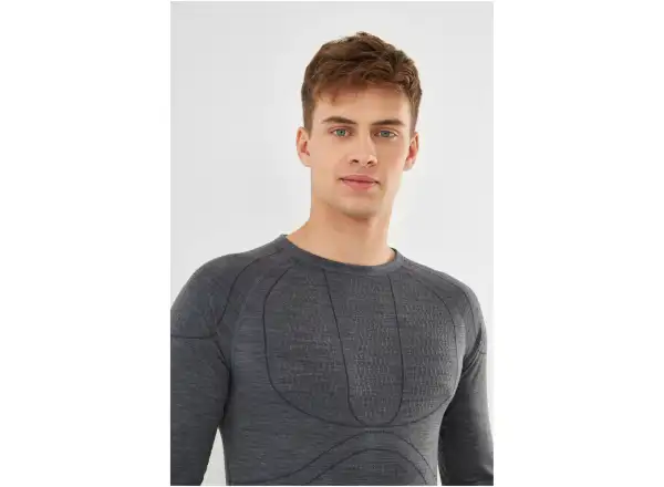 Viking Lan Pro Merino pánsky set Dark Grey
