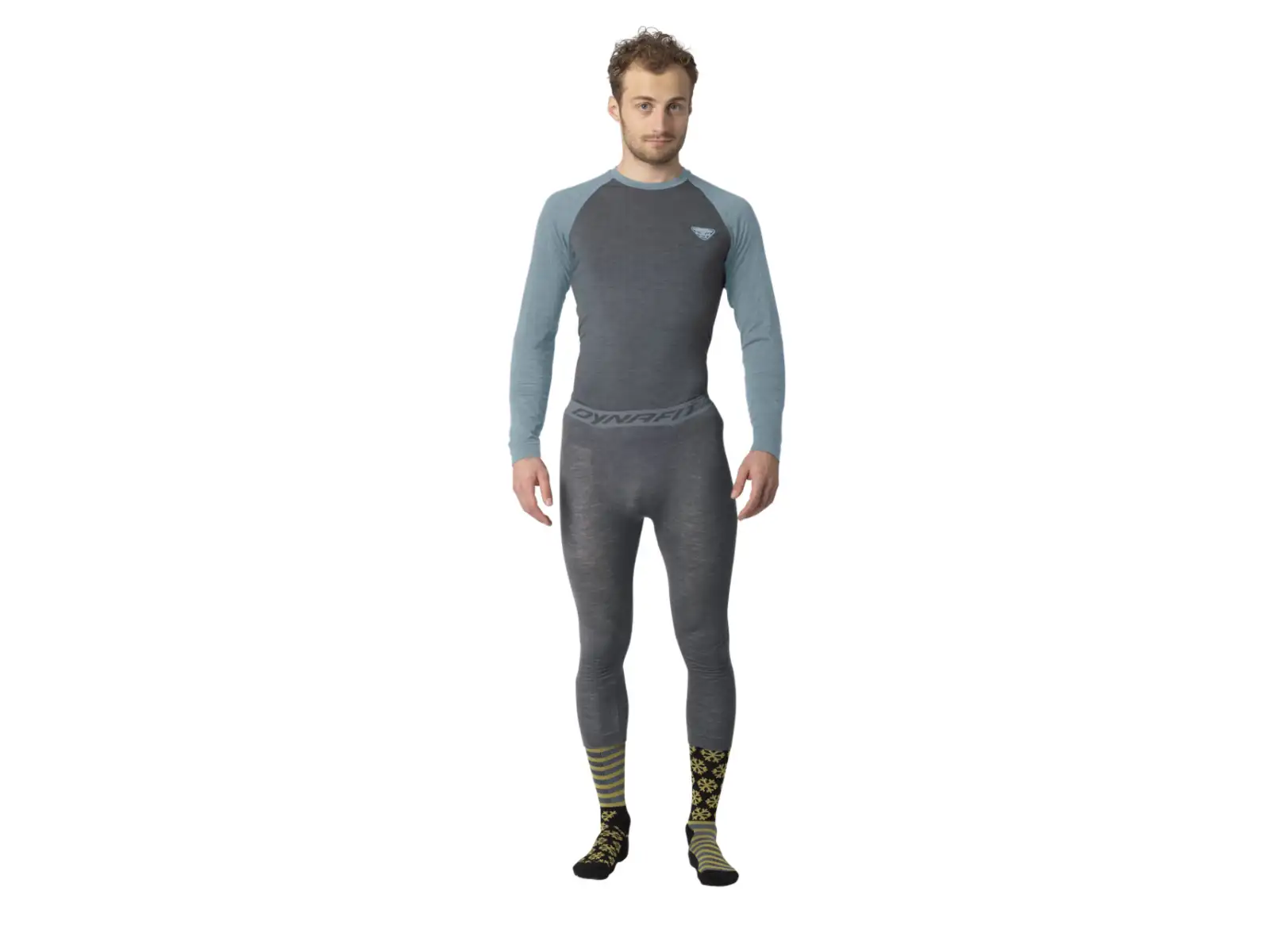 Dynafit Tour Light Merino pánske tričko dlhý rukáv Smoke Blue