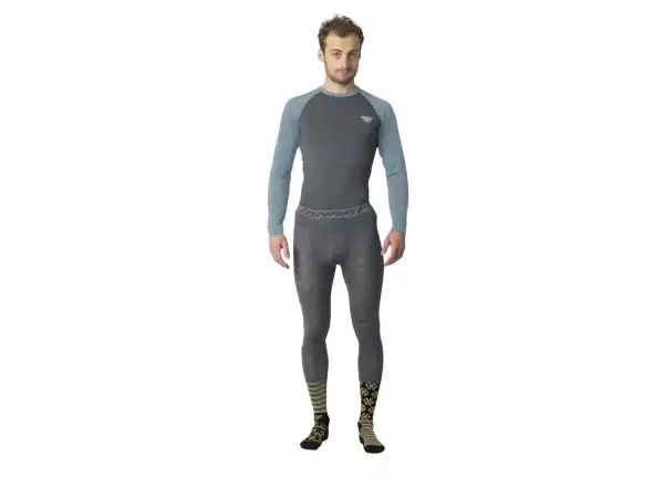 Dynafit Tour Light Merino pánske tričko dlhý rukáv Smoke Blue