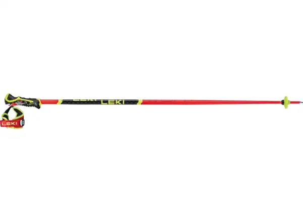 Zjazdové palice Leki WCR SL 3D Bright Red/Black/Neon Yellow