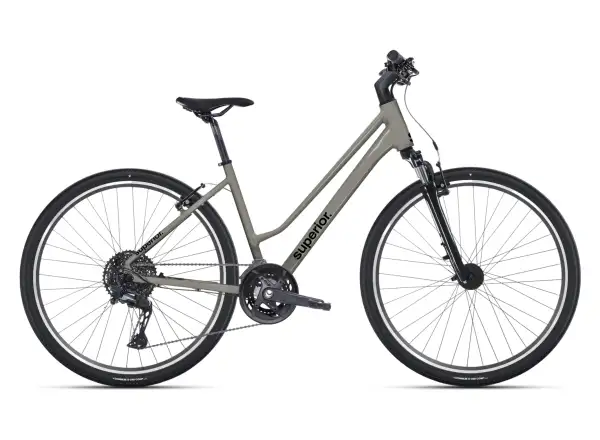 Superior Blox 6.0 MS trekingový bicykel Gloss Dark Chrome