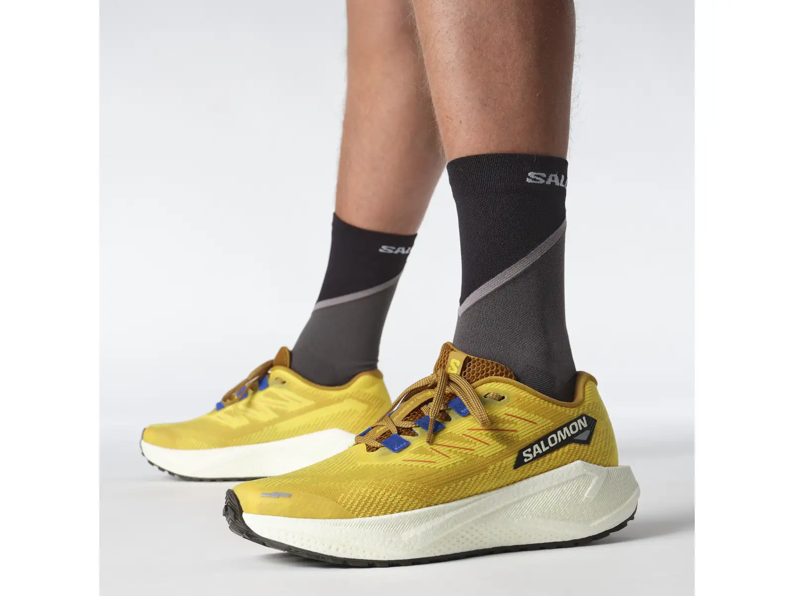 Salomon Aero Blaze 3 GRVL pánska bežecká obuv Spicy Mustard