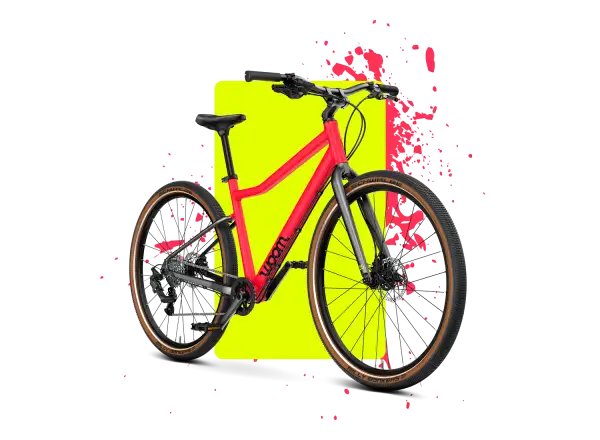 Woom 6 EXPLORE detský bicykel neon pink