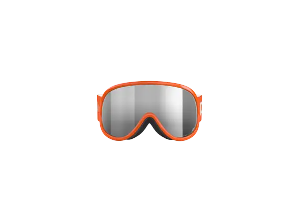 POC POCito Retina detské lyžiarske okuliare Fluorescent Orange/Partly Sunny Silver