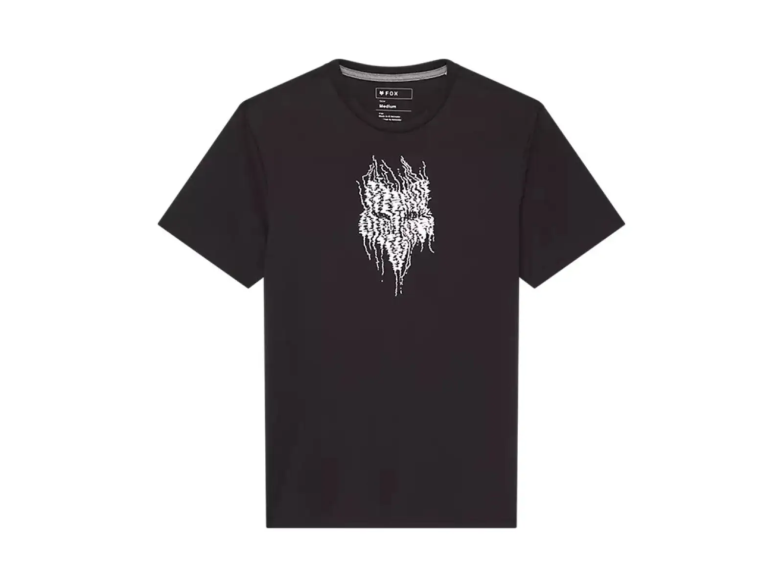 Fox Bark Tech pánske tričko krátky rukáv Black