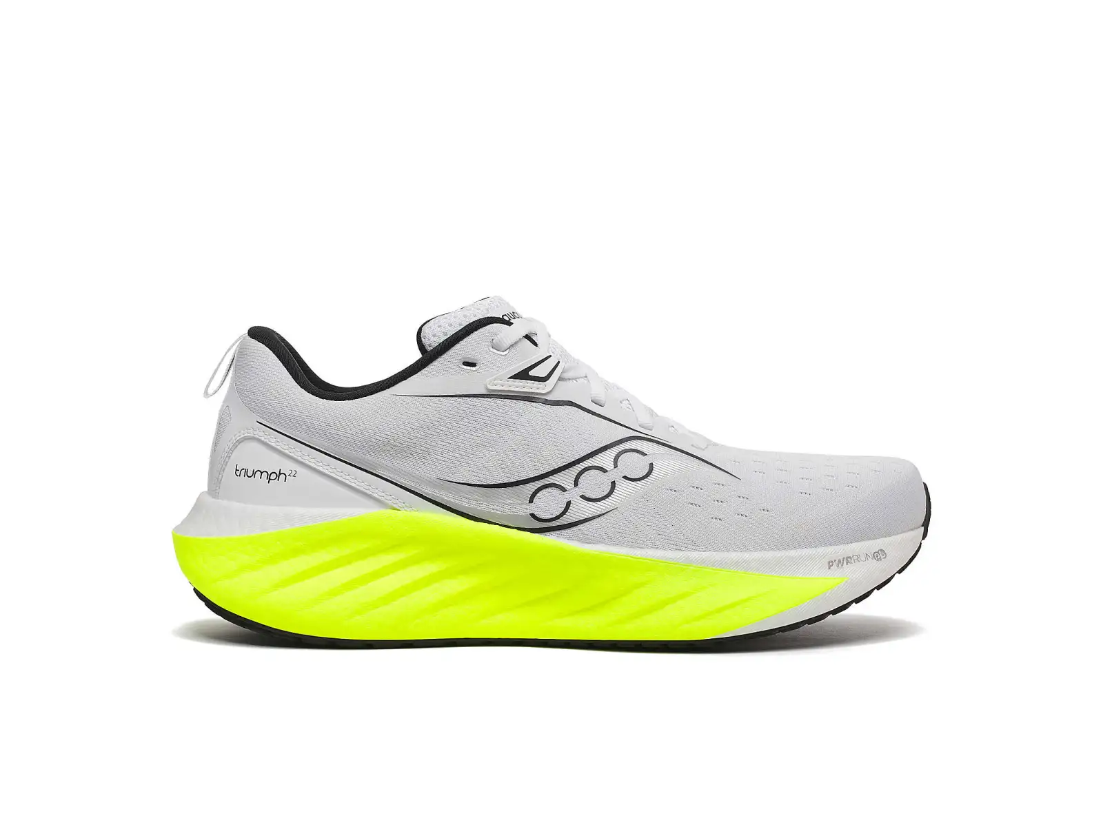 Saucony Triumph 22 pánska bežecká obuv White/Citron