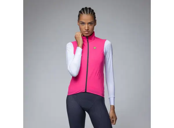 Alé Klimatik Guscio Racing 2.0 dámska cyklistická vesta Fuchsia