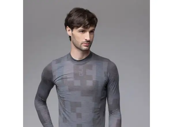 Alé Intimo Knitted pánske spodné tričko dlhý rukáv Grey