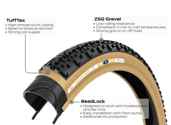 Panaracer GravelKing X1 plášť 700x45 čierna/hnedá