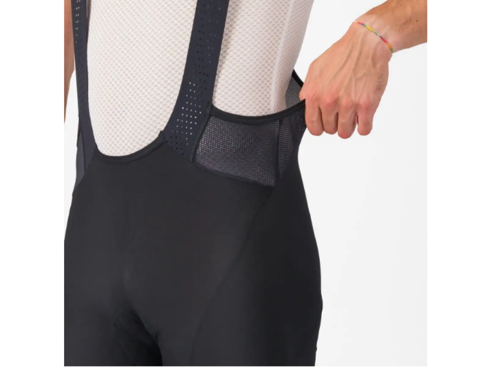 Castelli Endurance 4 pánske kraťasy s vložkou a trakmi Black