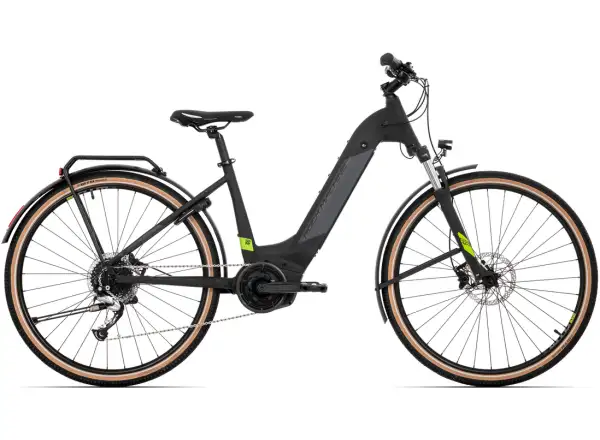 Rock Machine Crossride e500 B Touring krosový elektrobicykel Matte Black/Grey