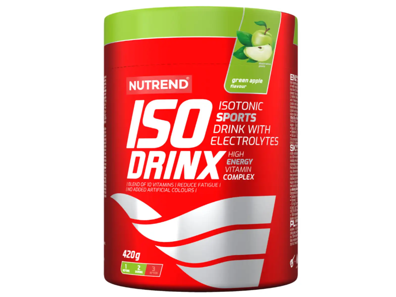 Nutrend Isodrinx 420g zelené jablko