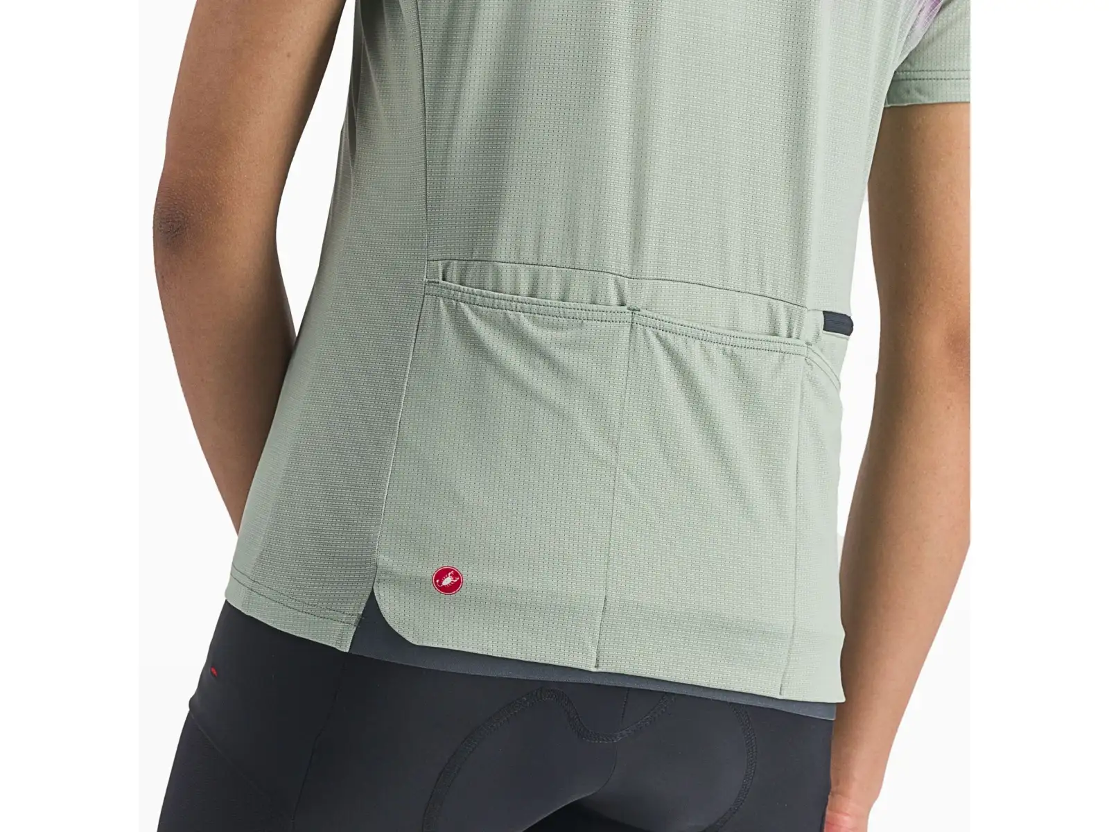 Castelli Unlimited Sentiero 2 dámsky dres krátky rukáv Defender Green