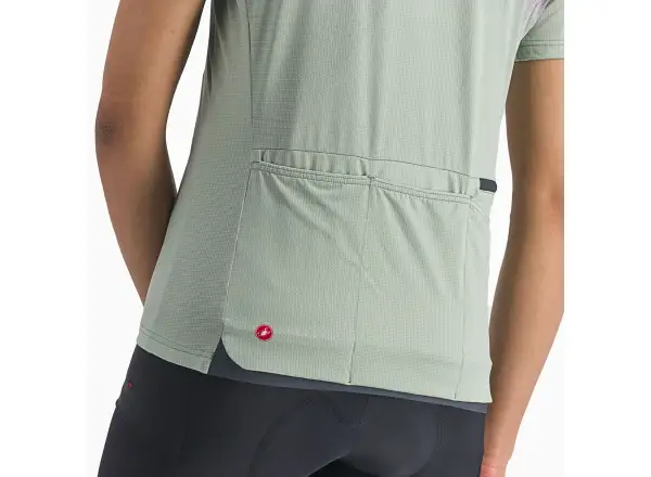 Castelli Unlimited Sentiero 2 dámsky dres krátky rukáv Defender Green