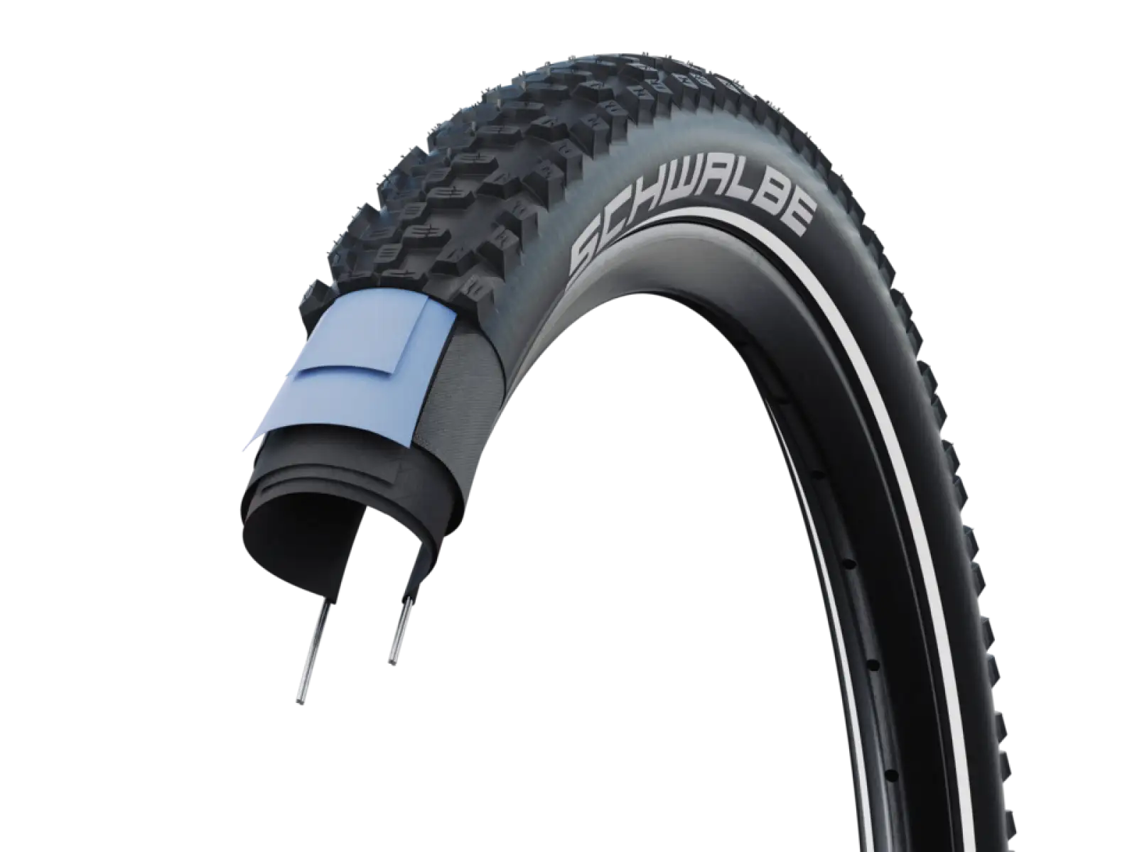 Schwalbe Smart Sam Performance E-25 Addix 29x2,25" MTB plášť drôt čierna/reflex