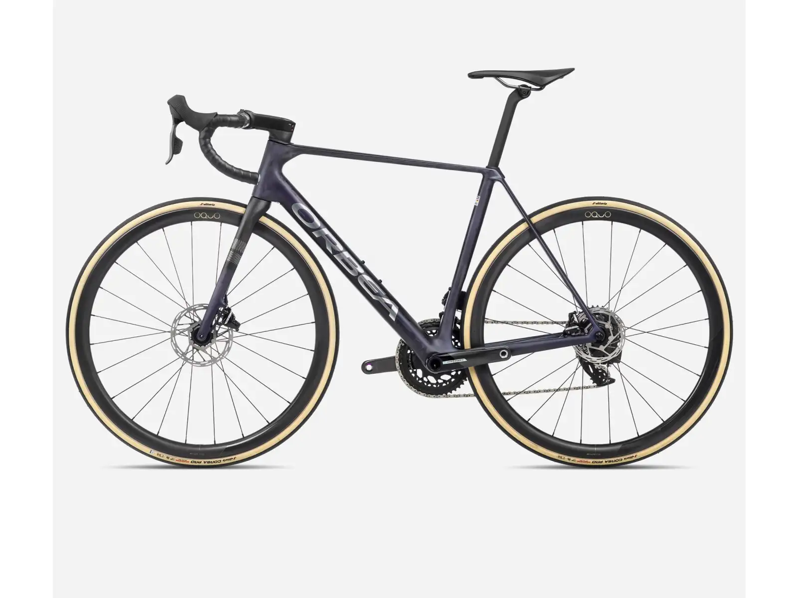 Orbea Orca M21eLTD PWR cestný bicykel Tanzanite/Carbon Raw