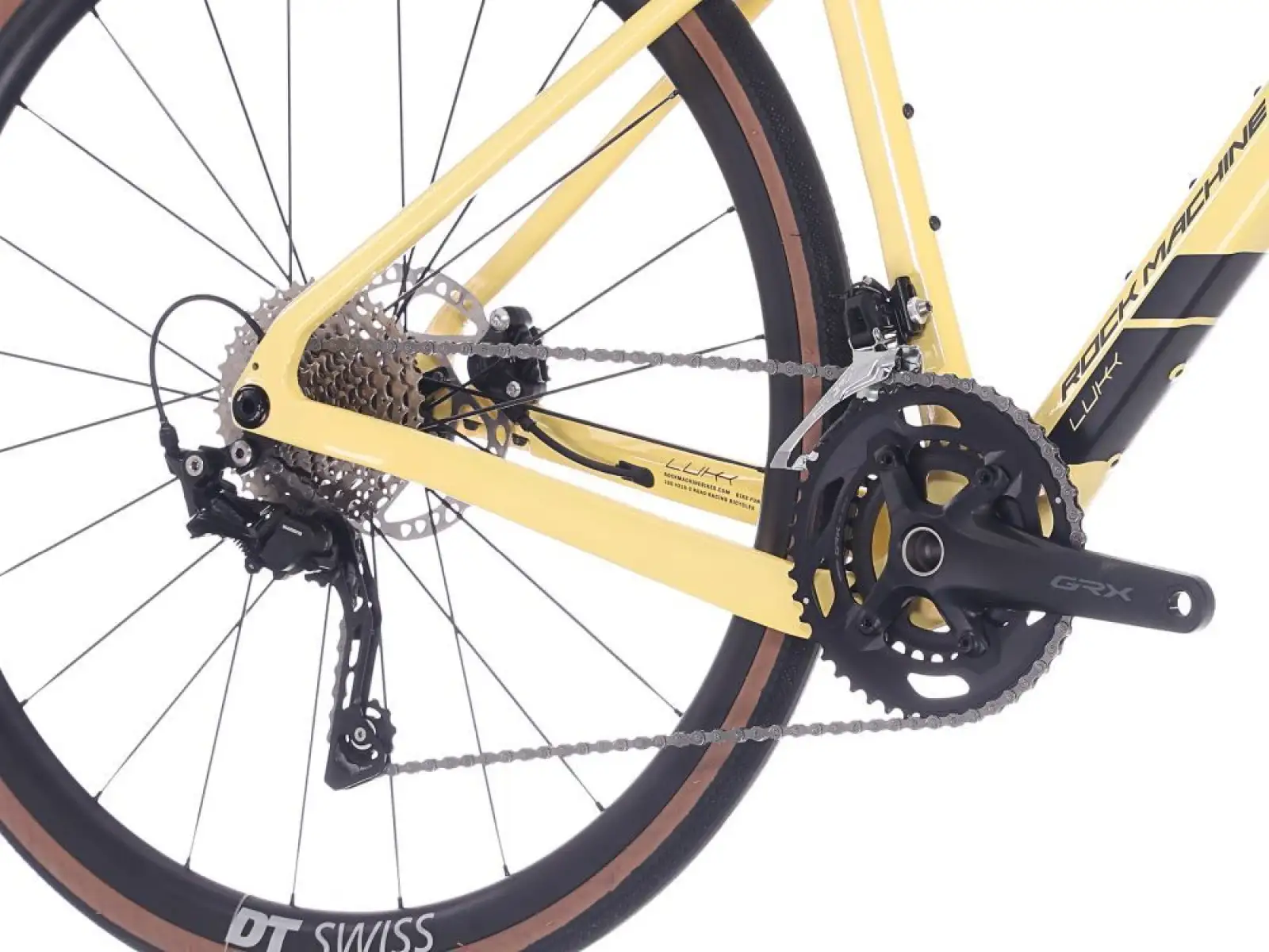 Rock Machine Lukk CR 60 gravel bicykel Gloss Sulfur Yellow