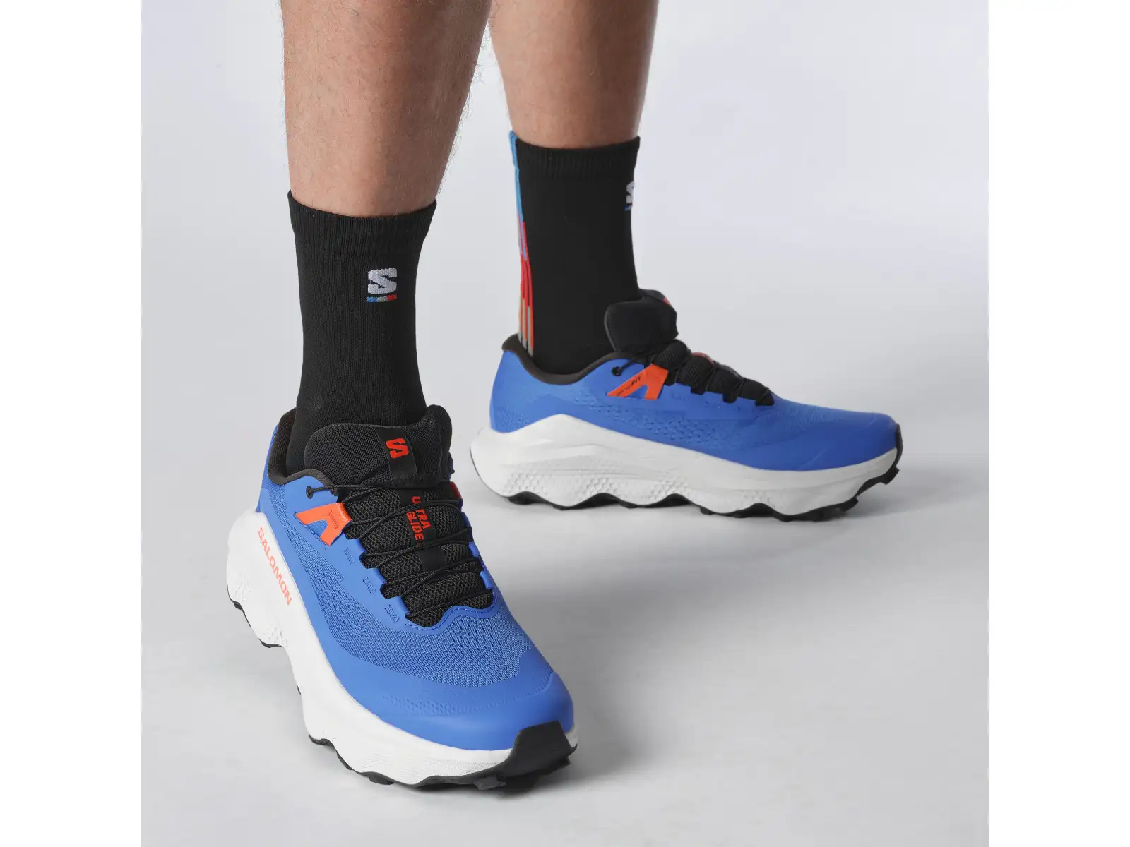 Salomon Ultra Glide 3 pánska bežecká obuv French Blue/Lunar Rock/Cherry Tomato