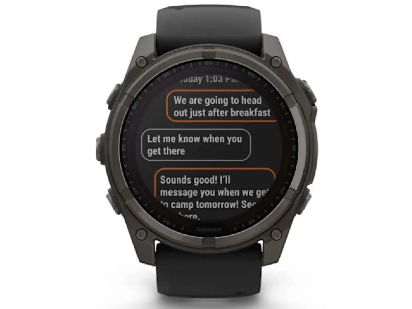 Garmin fenix 8 - 51 mm Solar Sapphire inteligentné hodinky Carbon DLC Titanium Black/Pebble Gray