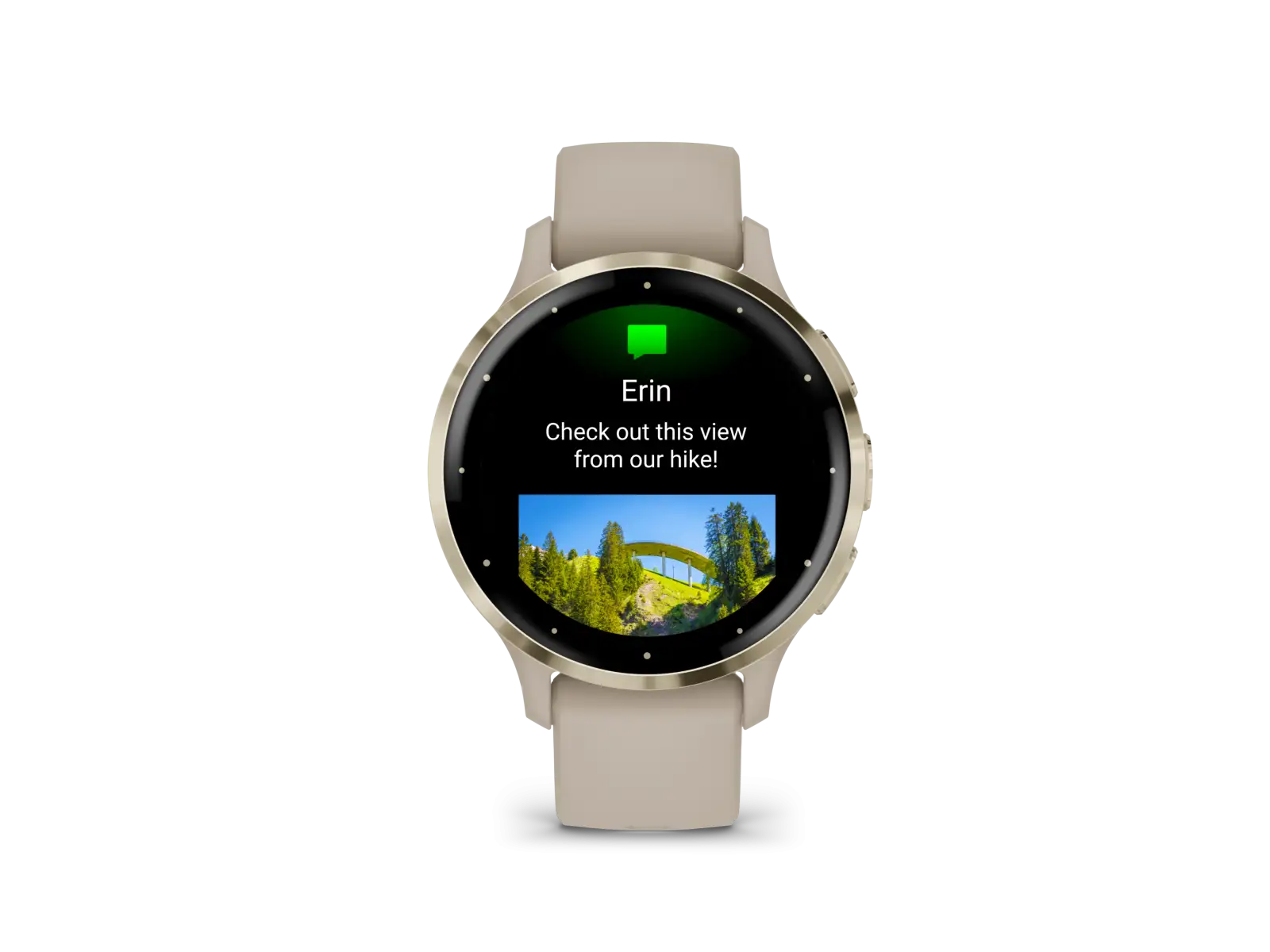 Garmin Venu 3S smart hodinky Soft Gold/French Gray