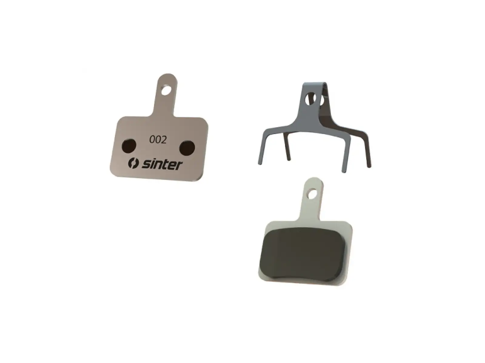Sinter Shimano B Type brzdové doštičky polymér červená