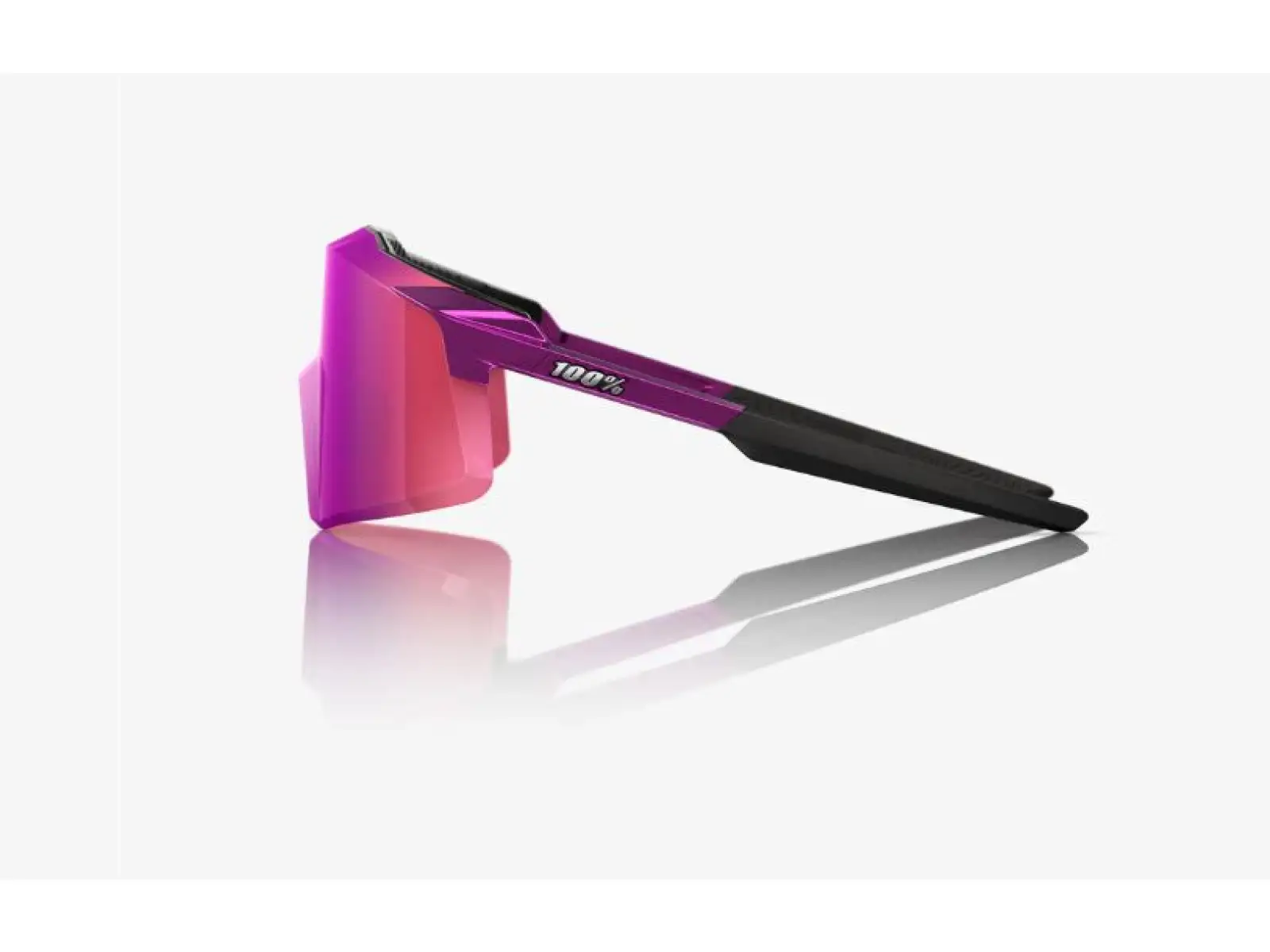 100% Aerocraft okuliare Gloss Metallic Black/Photochromic šošovky