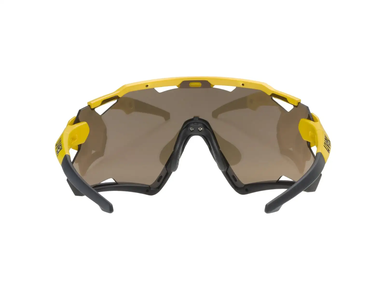 Uvex Sportstyle 228 cyklistické okuliare Sunbee Black Mat/Mirror Yellow