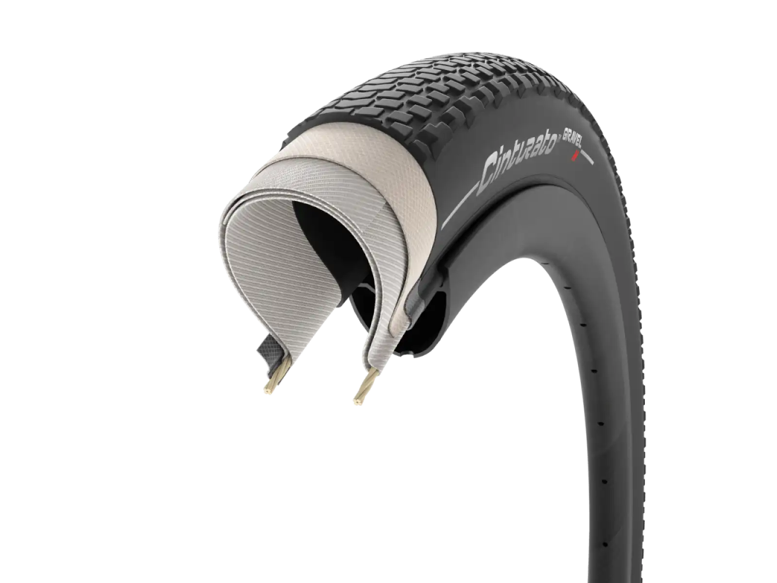 Pirelli Cinturato™ Gravel H TLR 45-584 gravel plášť kevlar čierna
