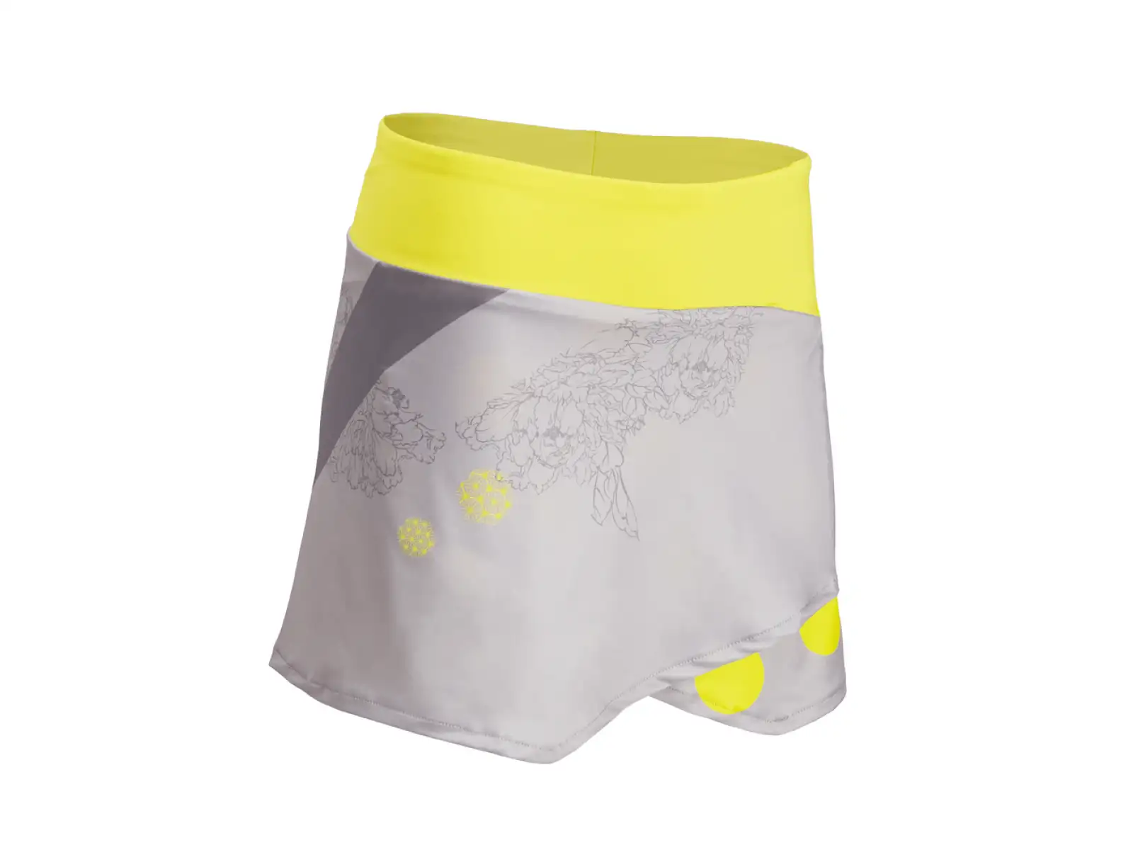 Silvini Isorno dámska MTB cyklistická sukňa cloud/yellow