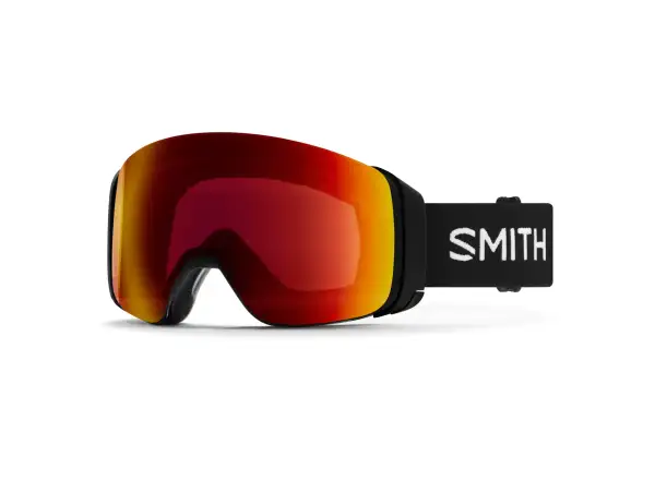 Smith 4D Mag lyžiarske okuliare Black / ChromaPop Sun Red Mirror (2 sklá)