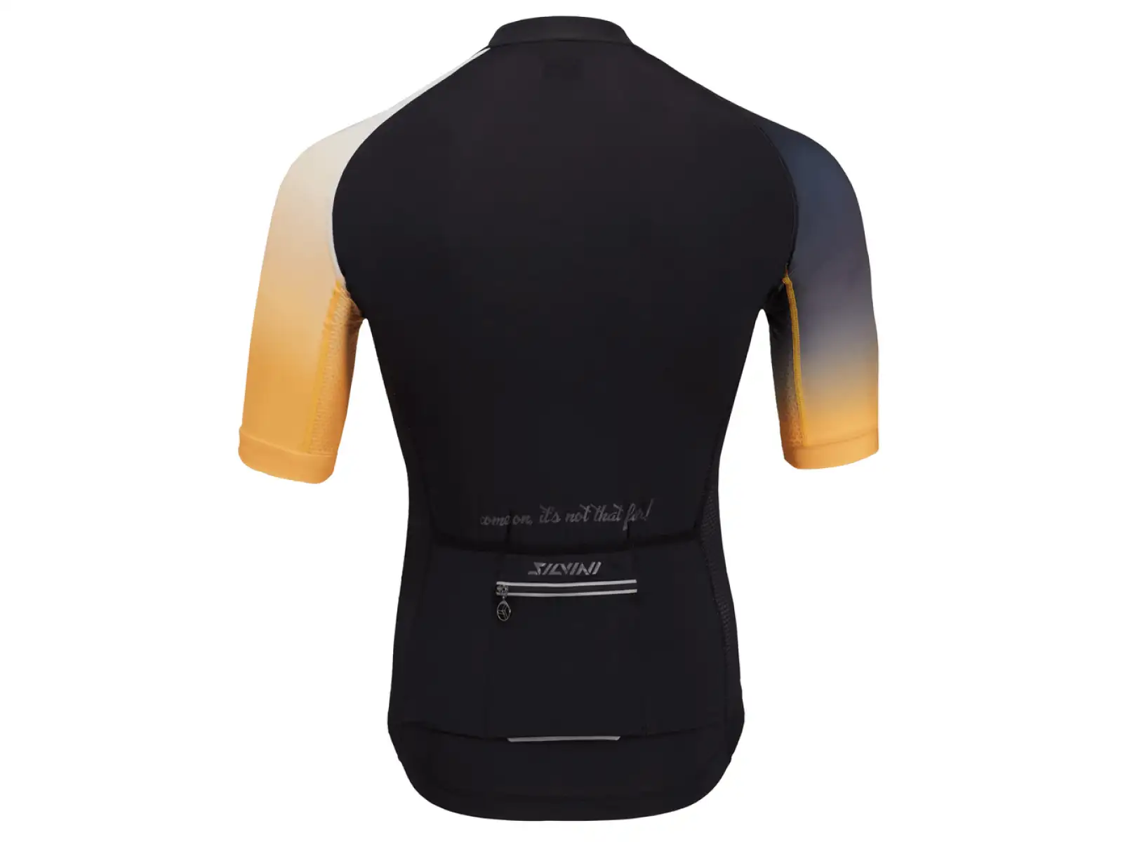 Silvini Mazzano pánsky dres s krátkym rukávom black/yellow