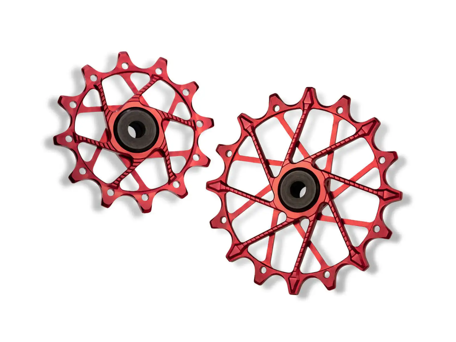 Vodítko a kladka Garbaruk pre Sram Force AXS 12 sp. čierna/červená