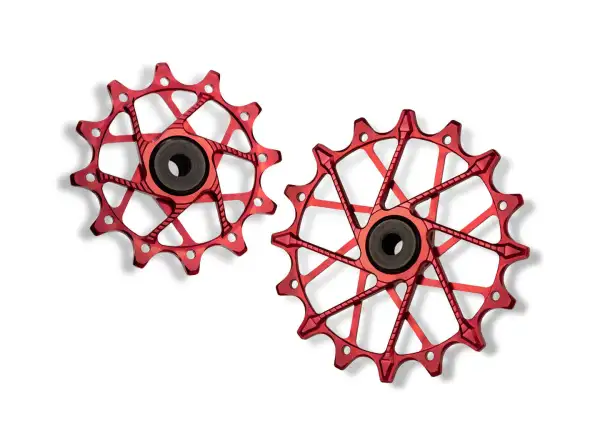 Vodítko a kladka Garbaruk pre Sram Force AXS 12 sp. čierna/červená