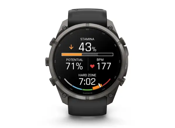 Garmin Fénix 9 Pro inReach 51 mm inteligentné hodinky Carbon gray DLC Titanium Black/Pebble gray