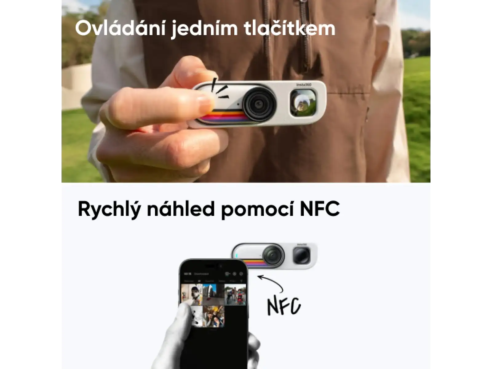 Insta360 GO 3S kamera Retro bundle 64 GB špeciálna edícia červená