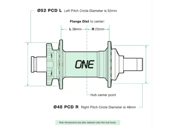 OneUp zadný náboj 12x148 mm 32 dier čierna
