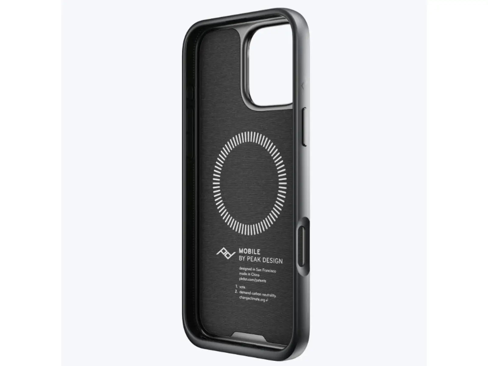 Peak Design Mobile Everyday Fabric Case iPhone 16 Pro Max puzdro na mobil Charcoal