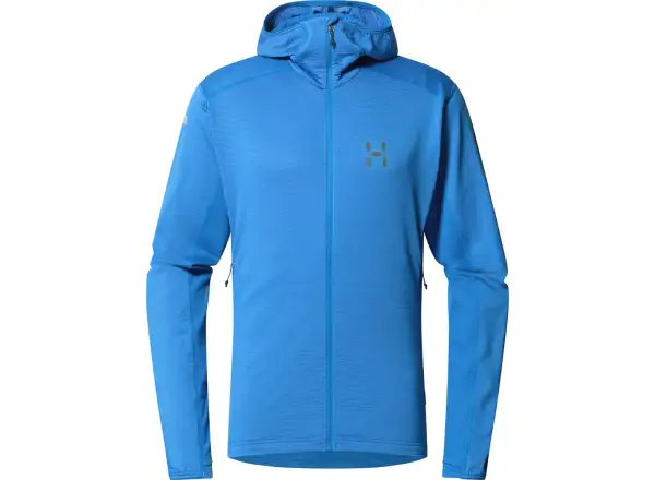 Haglöfs L.I.M Mid Multi Hood pánska mikina s kapucňou modrá