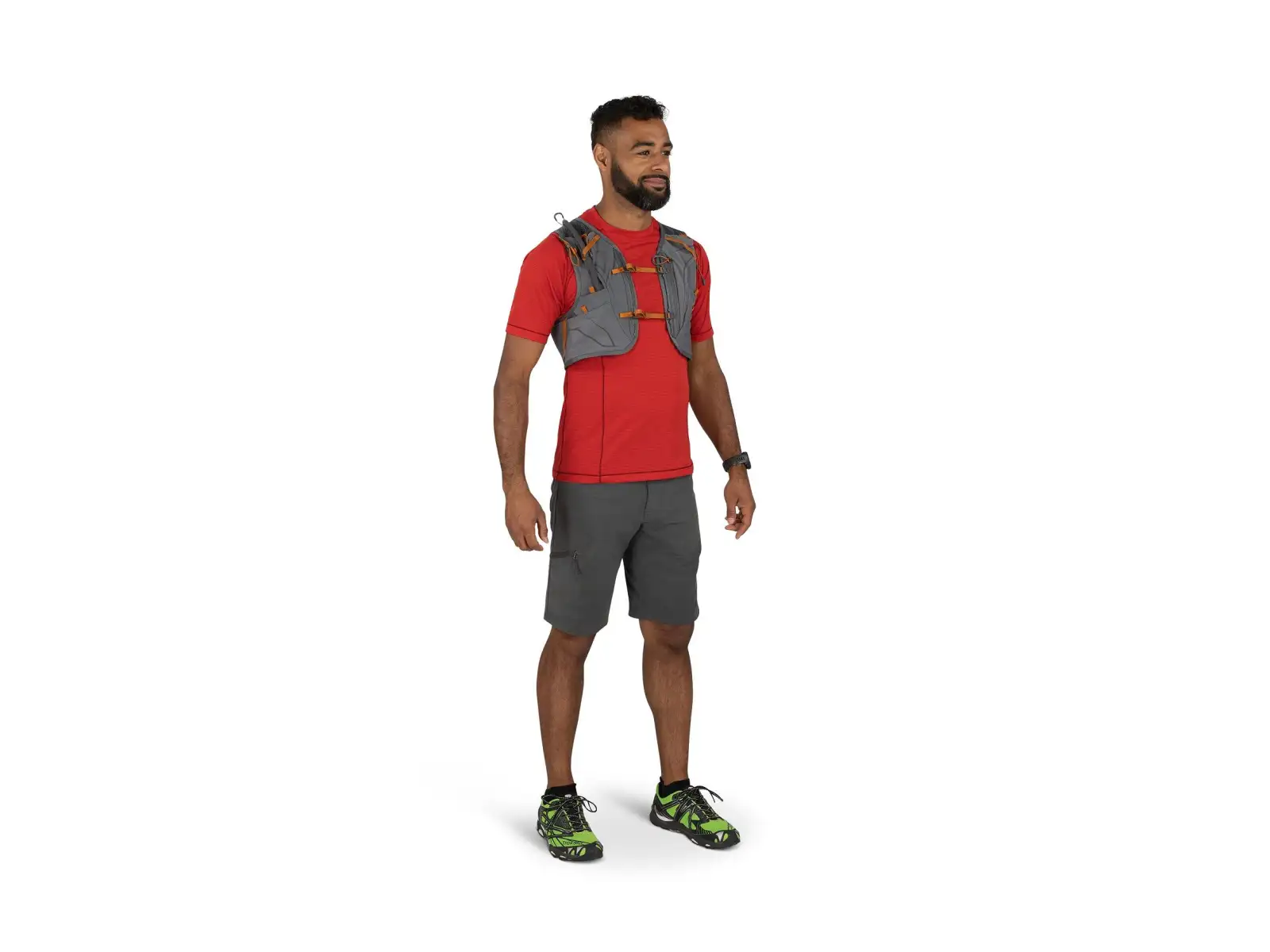 Osprey Duro 6 vesta 6 l + 2x fľaša 0,5 l Phantom Grey/Toffee Orange