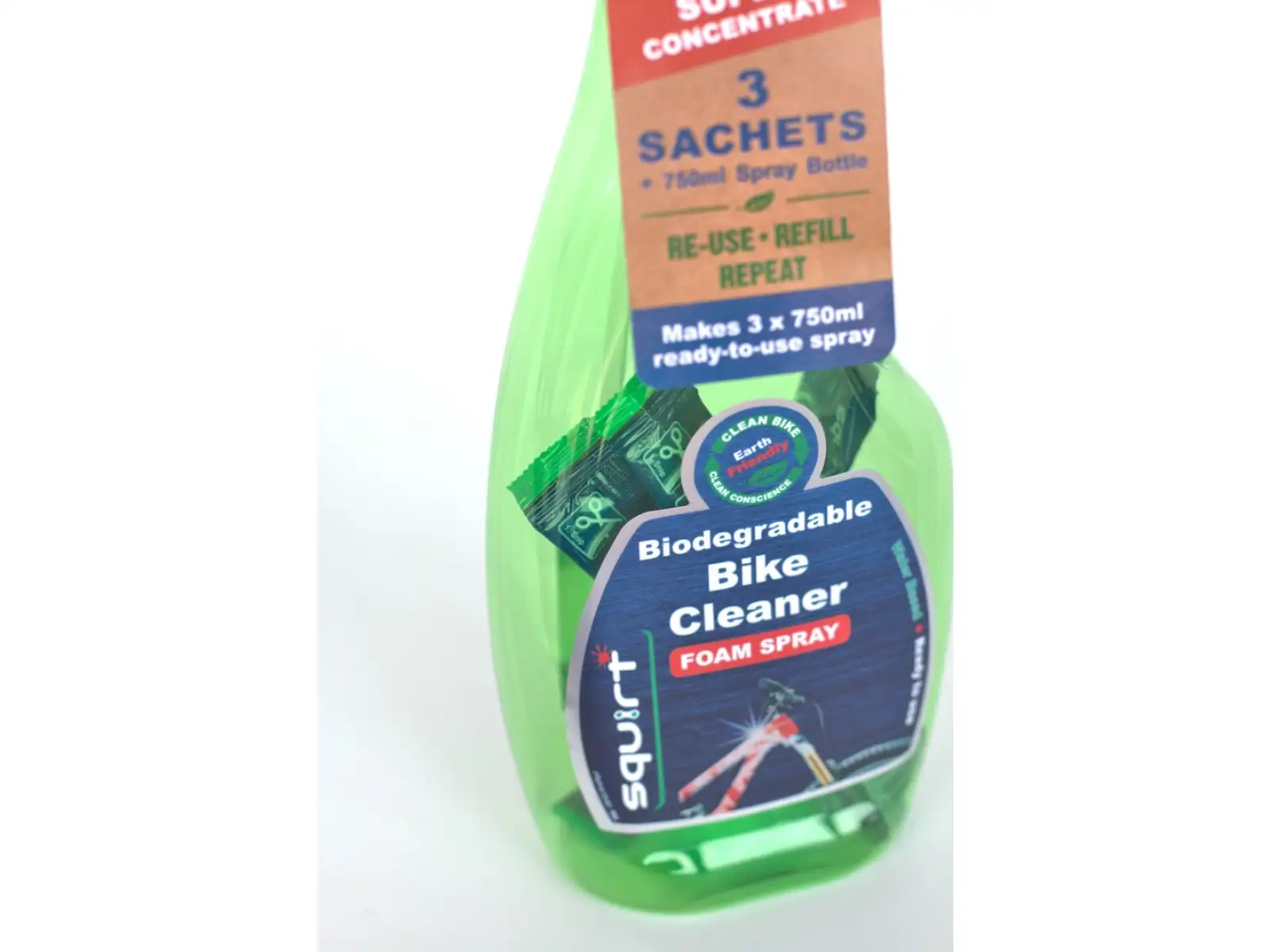 Squirt balenie čistič 750ml rozprašovač + 3x 30 ml vrecúško superkoncentrátu