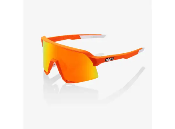 100%  S3 okuliare Soft Tact HiPER Neon Orange/Red Multilayer
