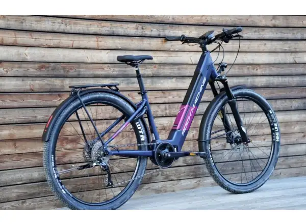 Rock Machine Storm INT e90-29 lady touring  matte blue/silver/pink elektrobicykel