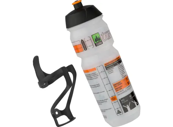 Tune Linksträger karbónový bočný košík ľavý vrátane fľaše 0,75l