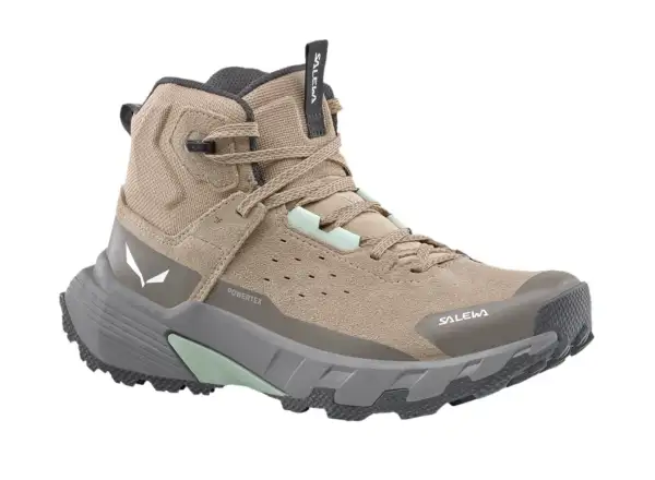 Salewa Pedroc 2 Leather Mid PTX dámske topánky Quicksand/Bungee Cord