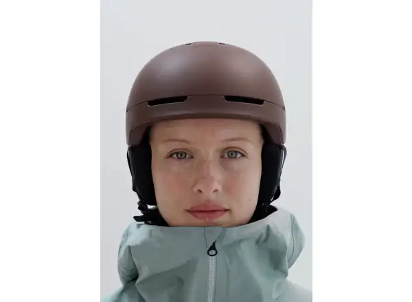 POC Obex MIPS lyžiarska prilba Bronzite Brown Matt